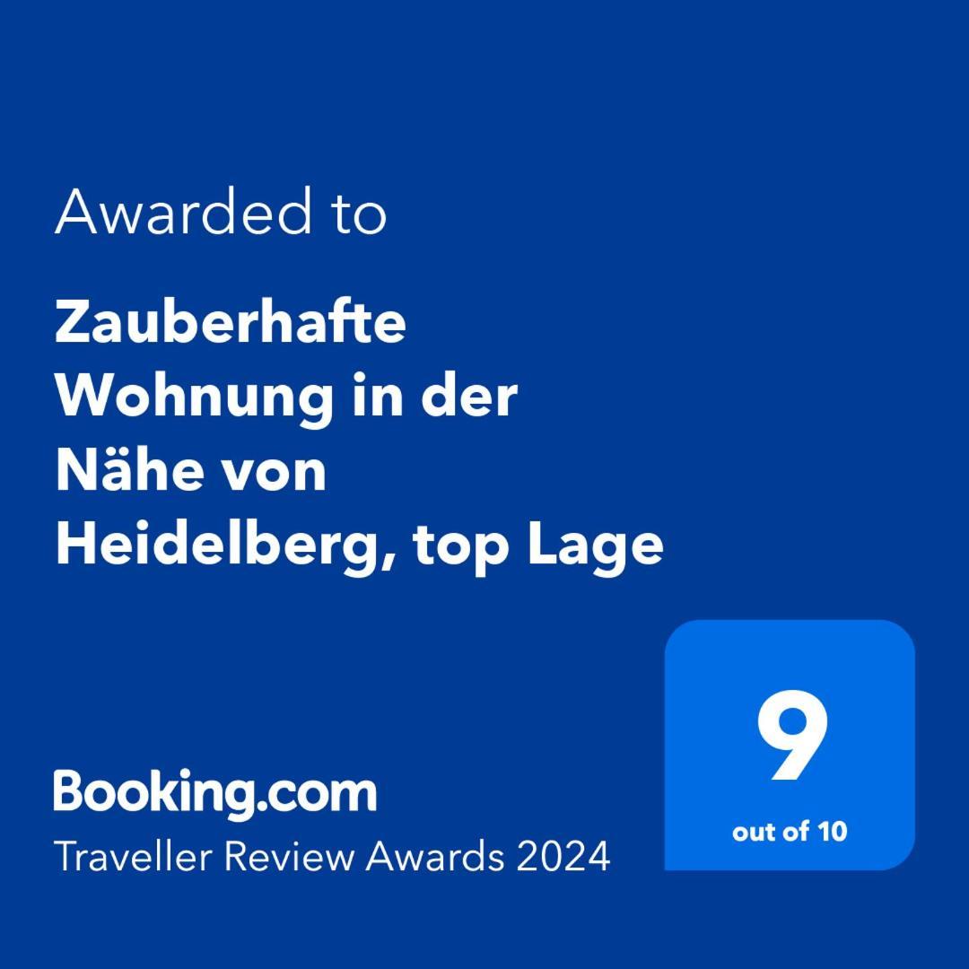 Zauberhafte Wohnung In Der Naehe Von Heidelberg, Top Lage Гіршгорн Екстер'єр фото